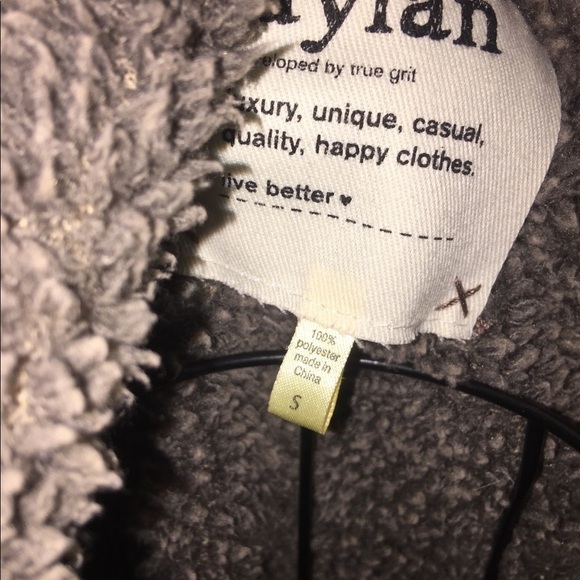 Dylan size small western Yellowstone suede feel Sherpa warm fall winter - Picture 10 of 10